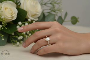 14k Yellow Gold 1.02ct Pear Cut Lab-Grown Diamond Solitaire Ring