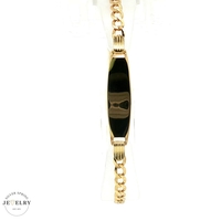 14K Yellow Gold 7.25" ID Bracelet