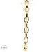 14K Yellow Gold 7.5" Cable Link Bracelet