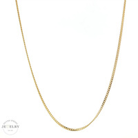 14K Yellow Gold 20" Cuban Link Chain