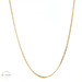 14K Yellow Gold 20" Cuban Link Chain
