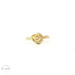 14K Yellow Gold Flower Ring