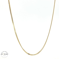 14K Yellow Gold 20" Cuban Link Chain
