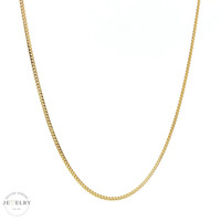 14K Yellow Gold 20" Cuban Link Chain