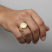  14k Native American Signet Ring 